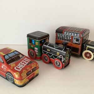 Bundle Transportation Advertising Empty Tins Car. Train Truck